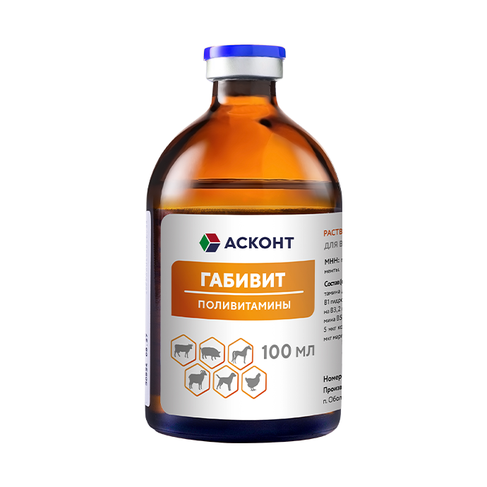 Габивит, 100 мл, р-р д/ин